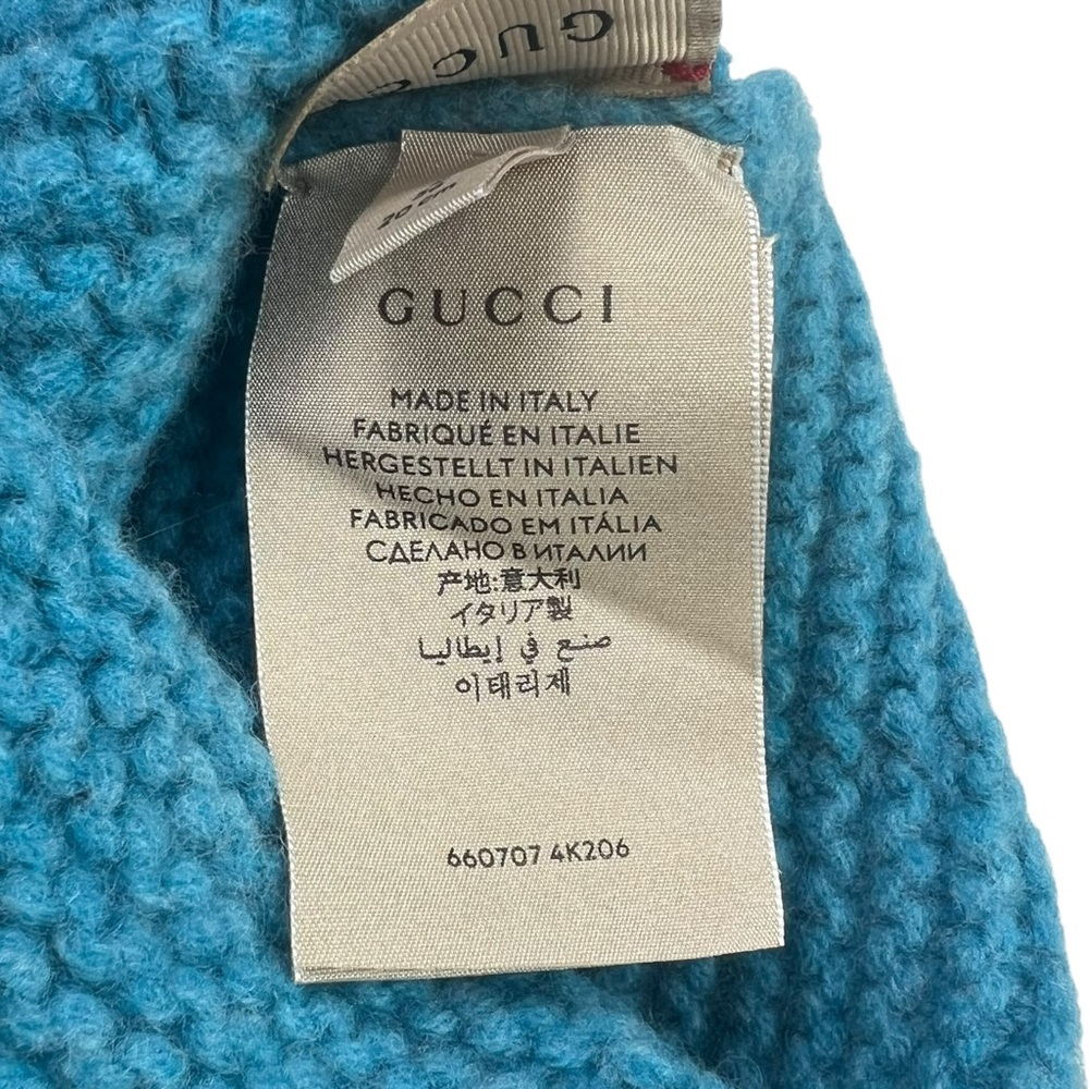 Gucci Gg Knit Beanie Hat View 6